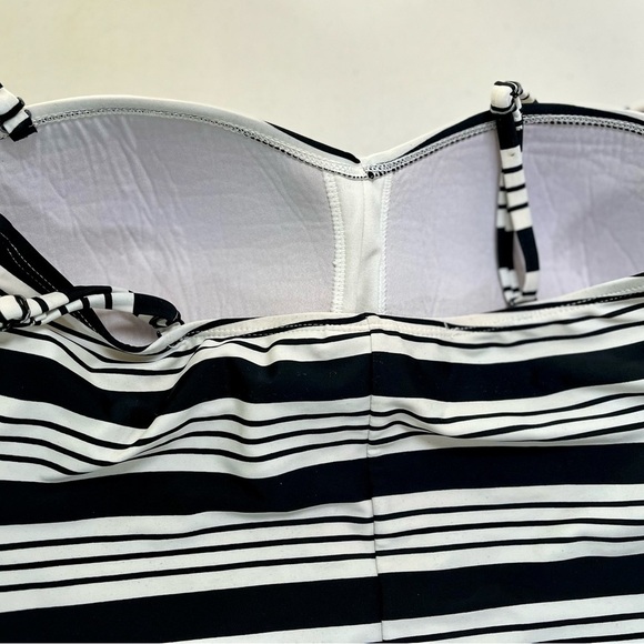 Catalina Monochrome Striped Swimwear - Picture 9 of 11